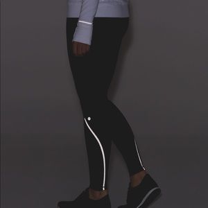 Lululemon leggings  “Lululemon Cadence Crusher Tight Black Reflective Pockets”